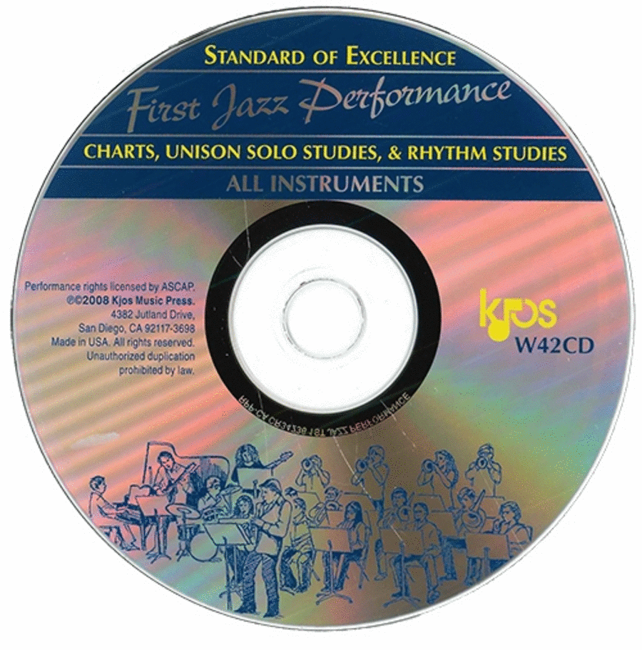 Standard of Excellence First Jazz Performance - CD Only