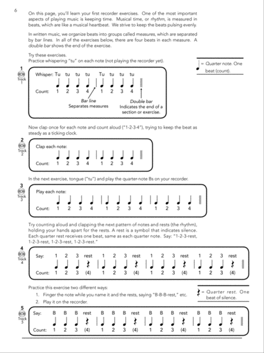 Recorder for Beginners Recorder scores gallery preview page 4