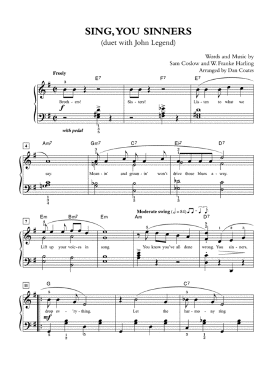 Tony Bennett -- Duets (An American Classic) Easy Piano scores gallery preview page 4