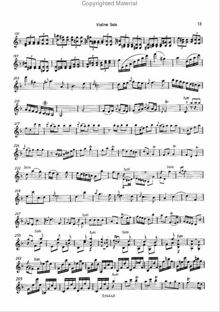 Concerto F-Dur Concerto F-Dur School and Community scores gallery preview page 49