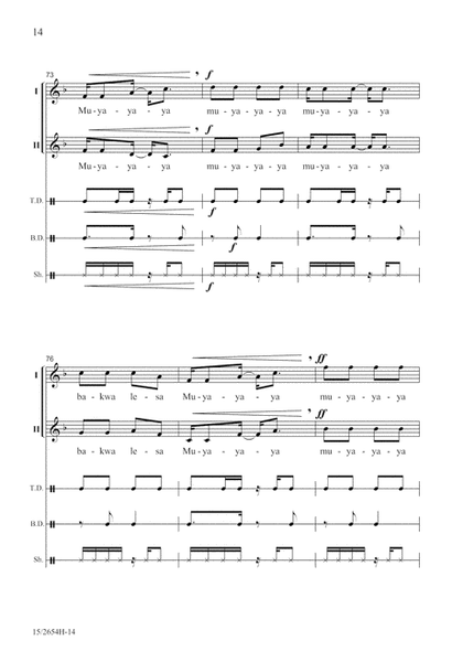 Bonse Aba by Victor C Johnson Choir - Sheet Music