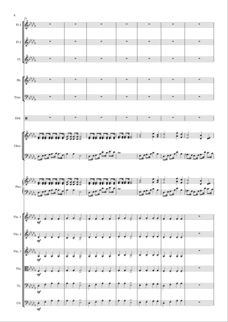 Wonderful Grace Of Jesus Full Orchestra scores gallery preview page 4