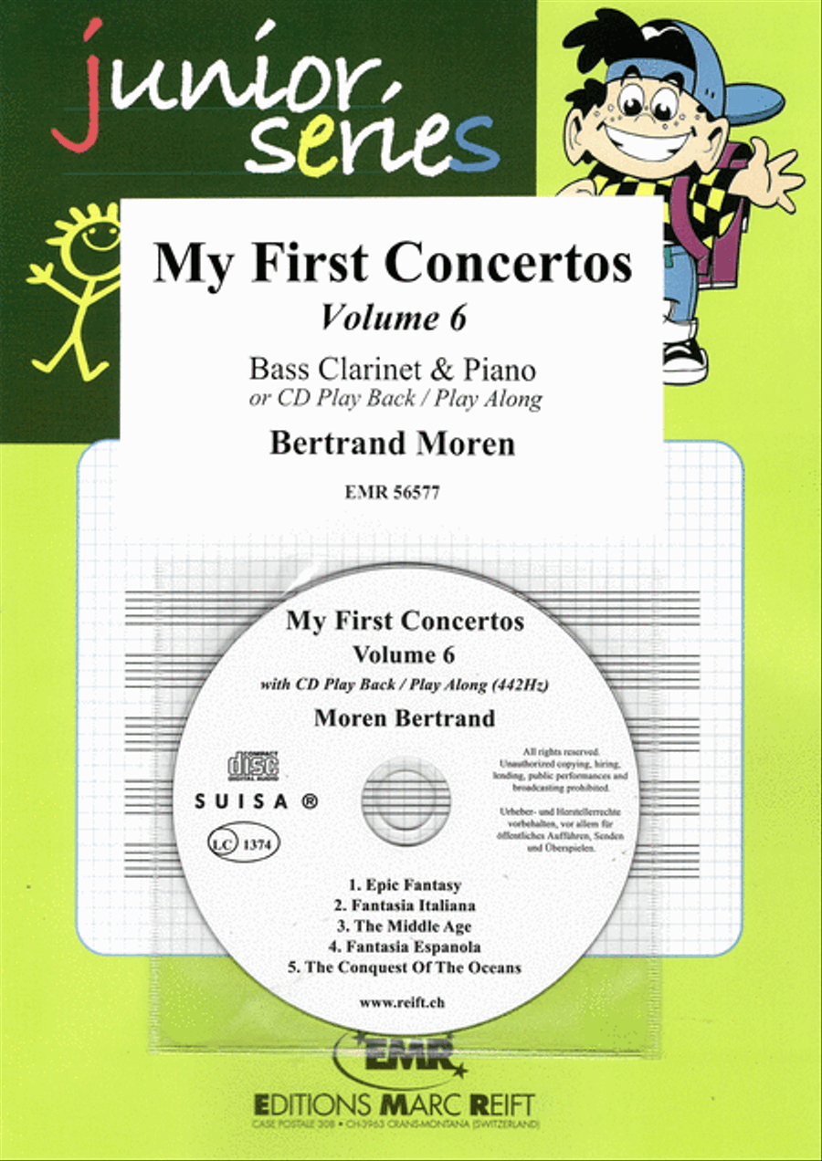My First Concertos Volume 6 Bass Clarinet scores gallery preview page 1