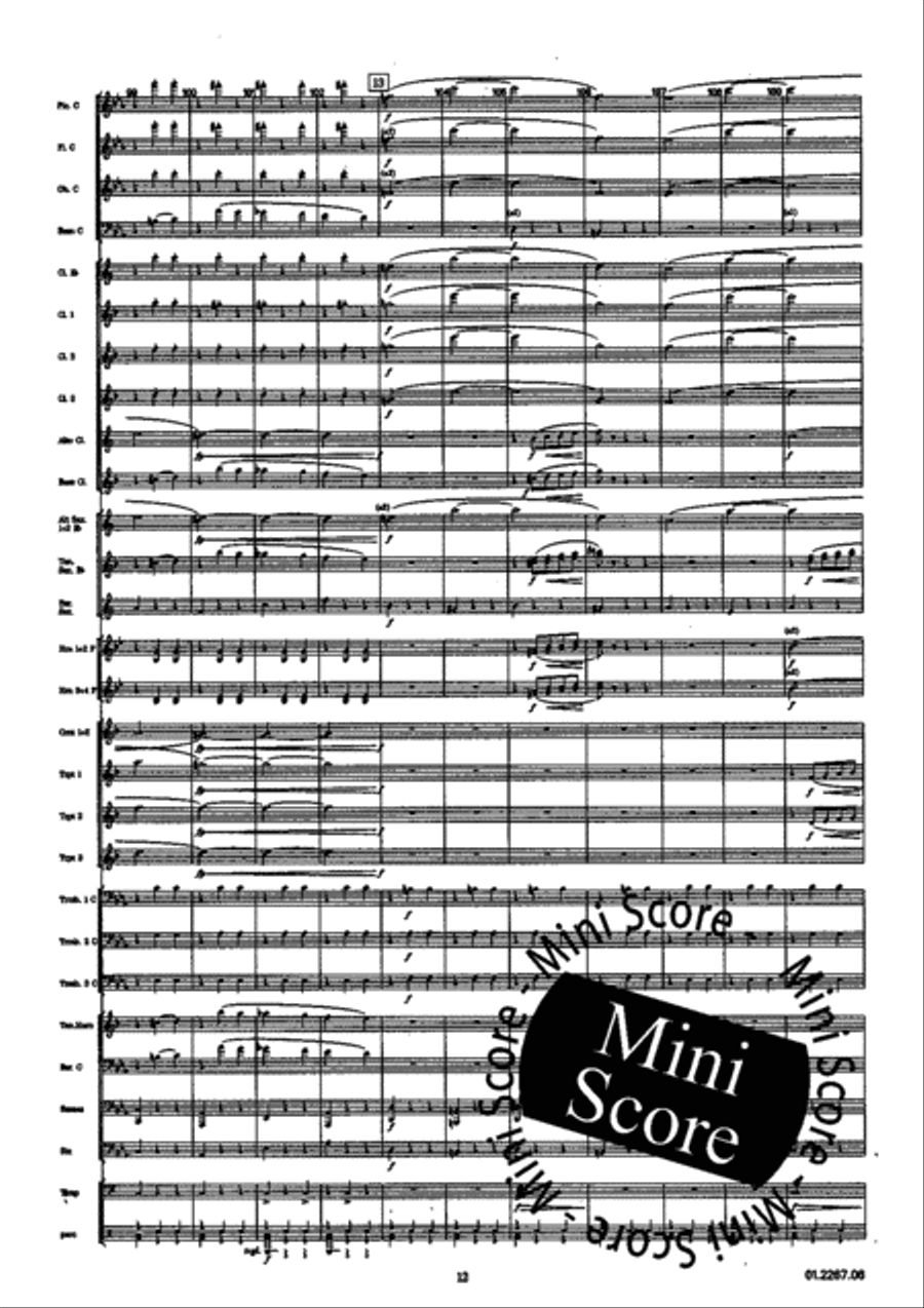 La Derniere Valse Concert Band scores gallery preview page 16