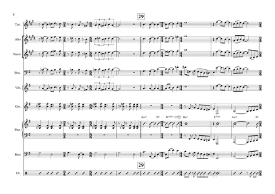 I'll Remember April Jazz Ensemble scores gallery preview page 4