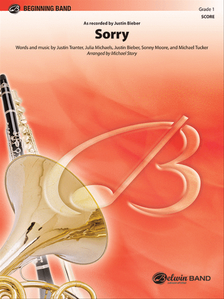 Sorry Concert Band scores gallery preview page 1