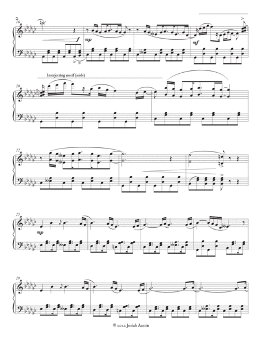 Night Bird Piano Solo scores gallery preview page 3