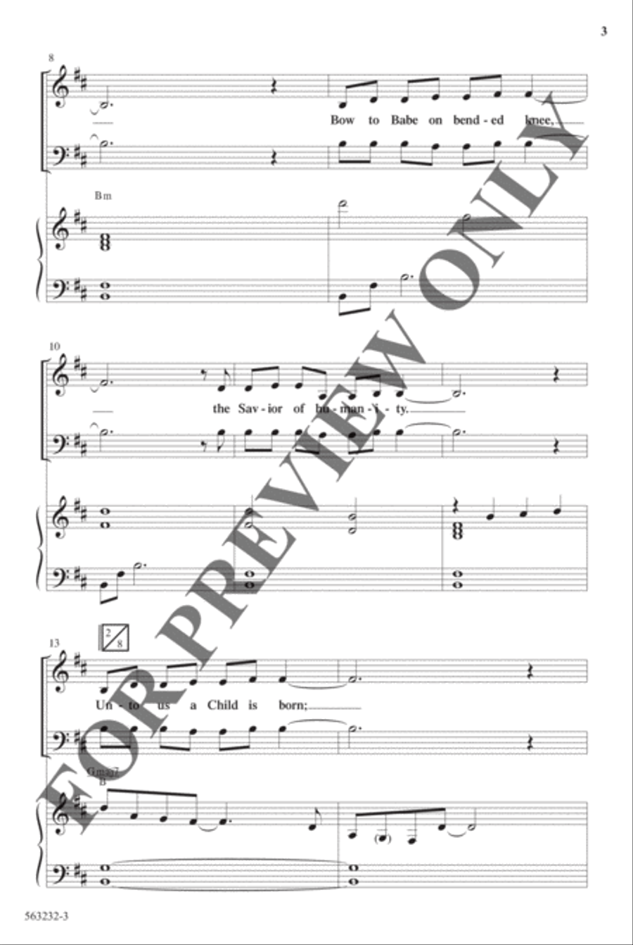 Noel - Anthem Noel - Anthem Choir scores gallery preview page 3