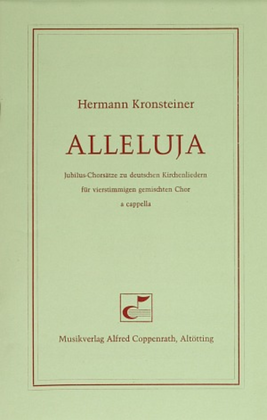 Book cover for Alleluja. Jubilus-Chorsatze zu deutschen Kirchenliedern