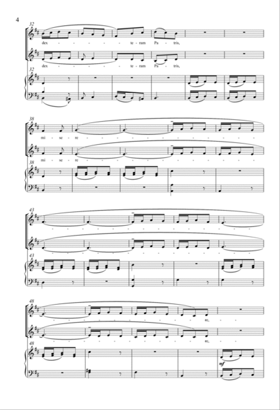 Qui Sedes Ad Dexteram Qui Sedes Ad Dexteram SA scores gallery preview page 3