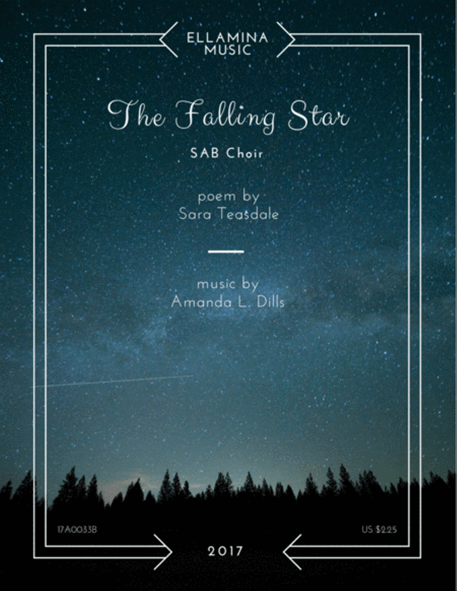 The Falling Star (SAB Choral) 3-Part scores gallery preview page 1