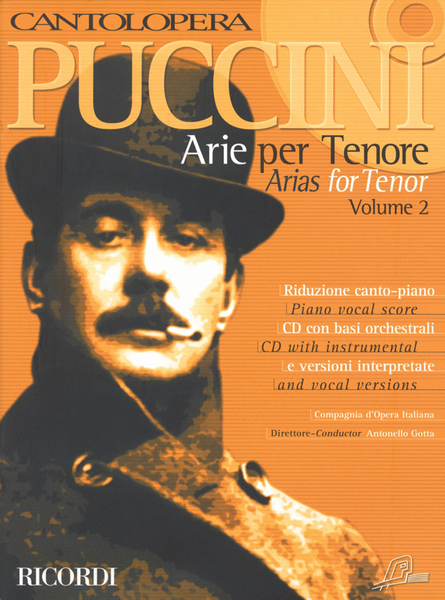 Cantolopera: Puccini Arias for Tenor Volume 2 image number null