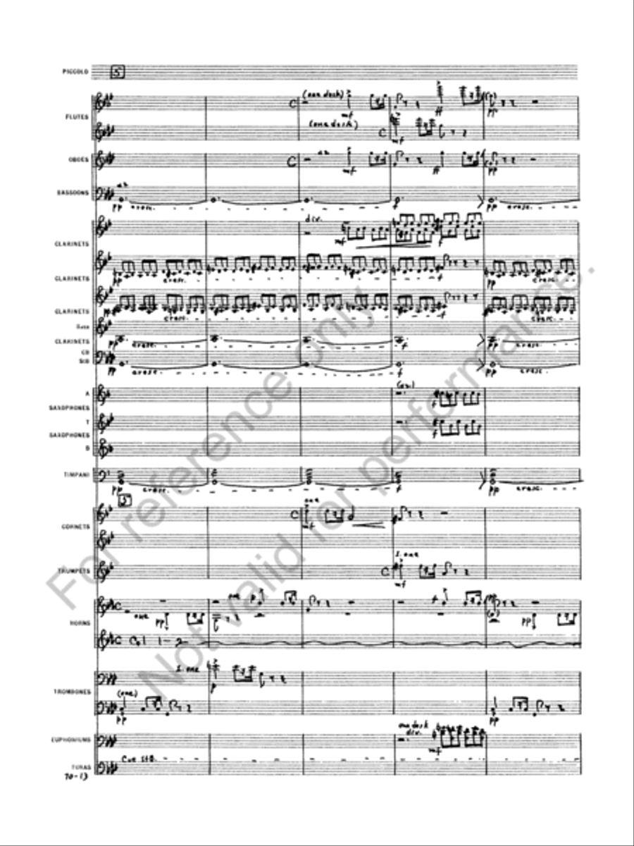 Symphony No. 6 Concert Band scores gallery preview page 15