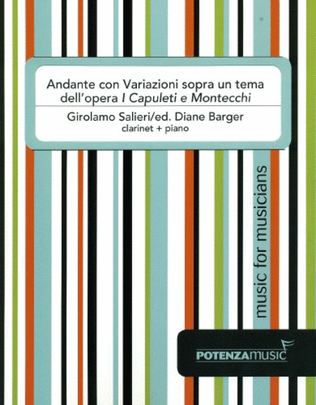 Book cover for Andante con Variazioni sopra un tema dell'opera I Capuleti e Montecchi