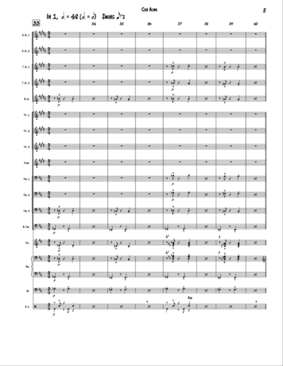 Con Alma Jazz Ensemble scores gallery preview page 5