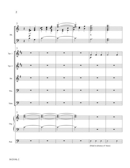 Fanfare for Easter - Brass Quintet Score and Parts