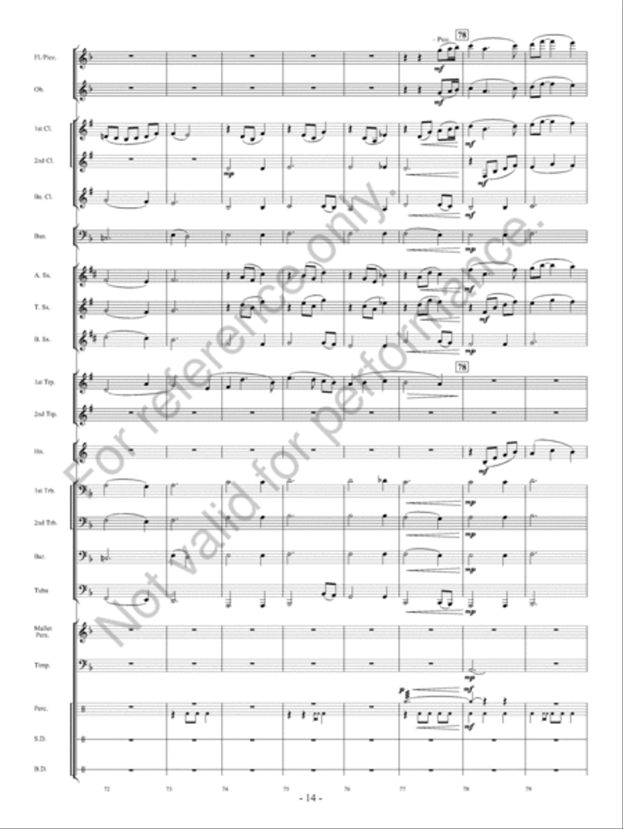 Fate of the Gods Fate of the Gods Concert Band scores gallery preview page 15