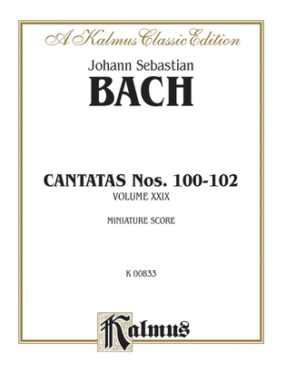 Book cover for Cantatas No. 100-102