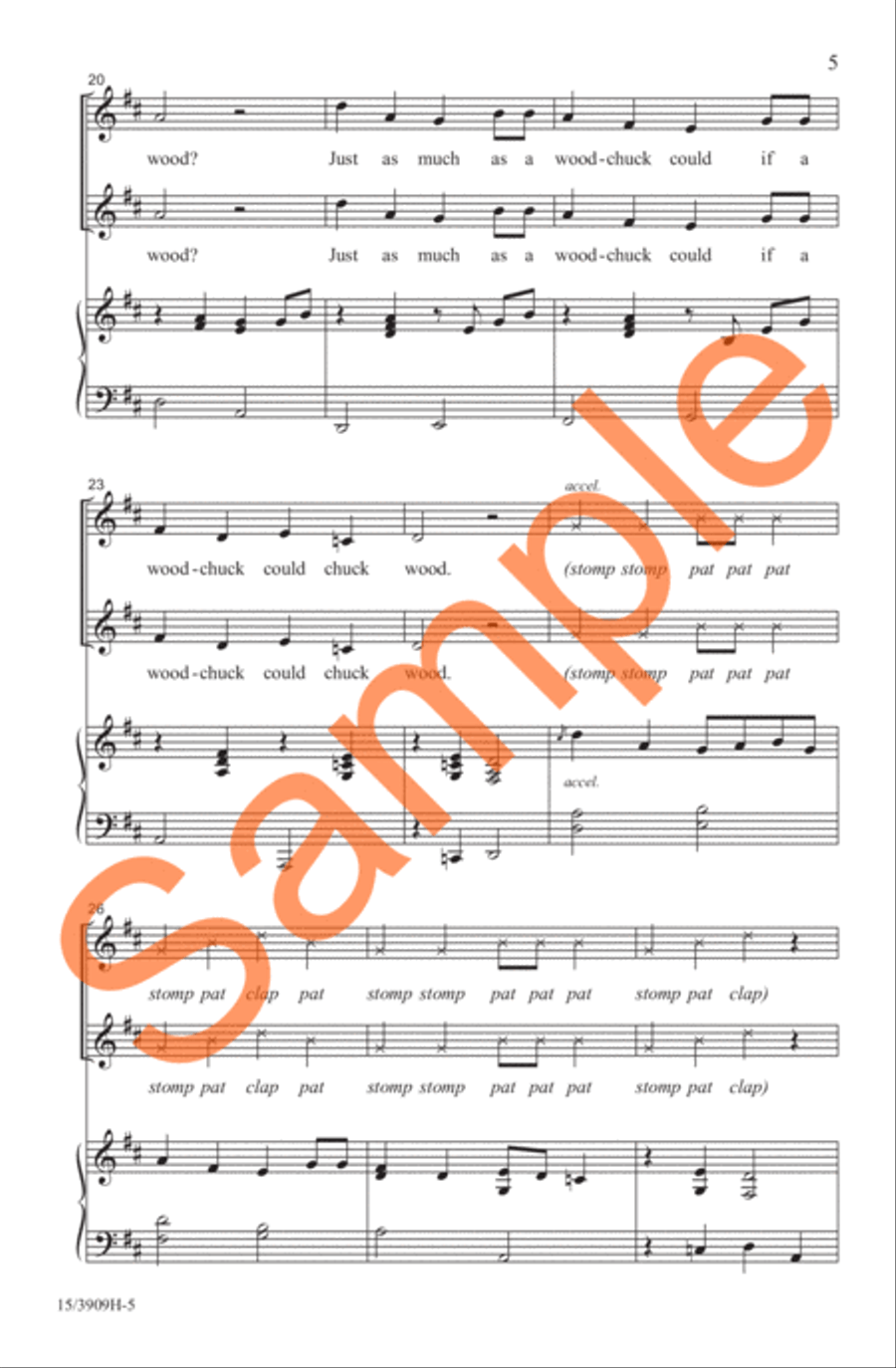 Woodchuck 2-Part scores gallery preview page 5