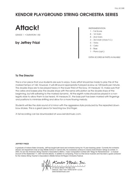 Attack! - Full Score