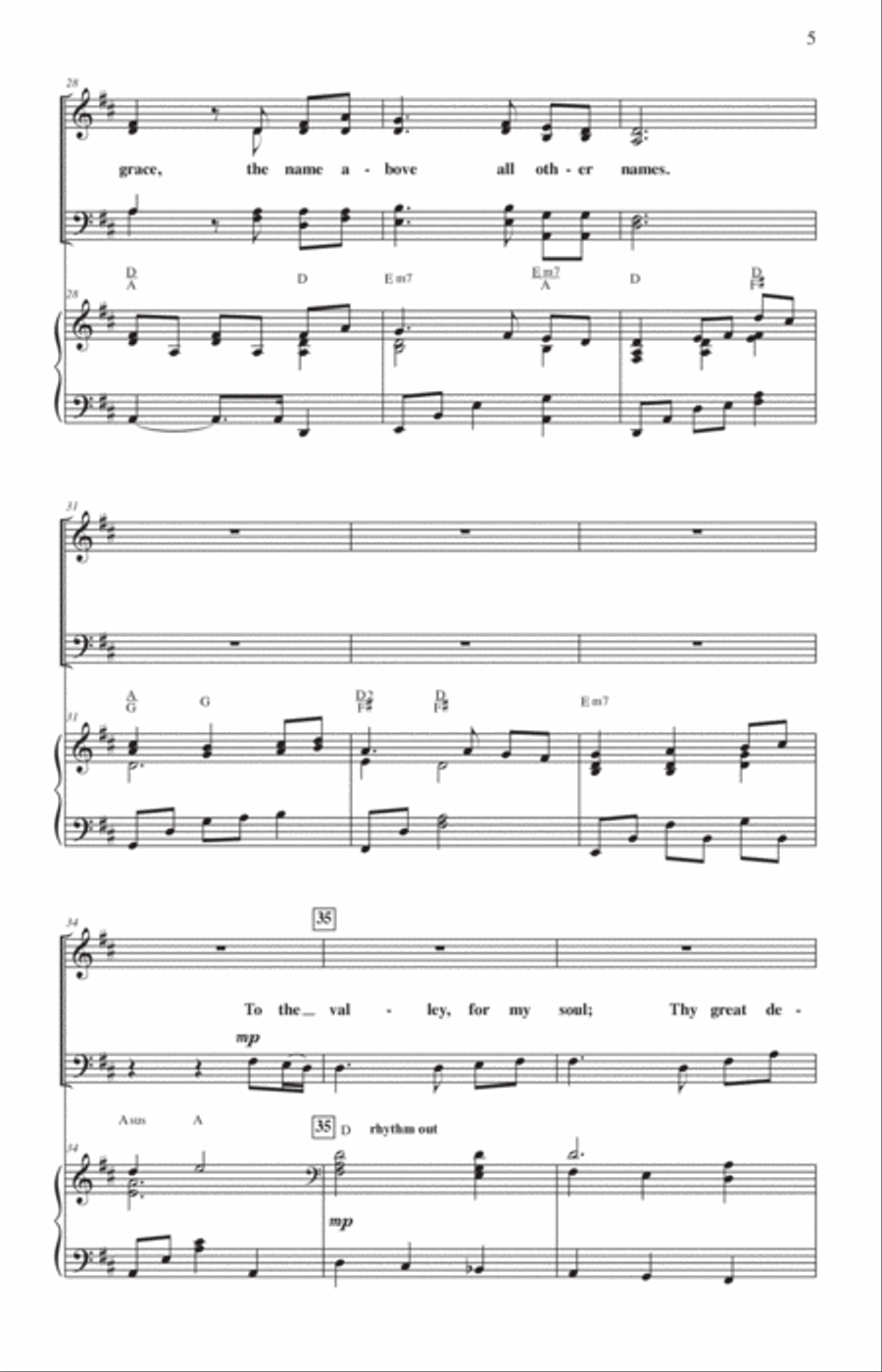 Praise The Father, Praise The Son 4-Part scores gallery preview page 5