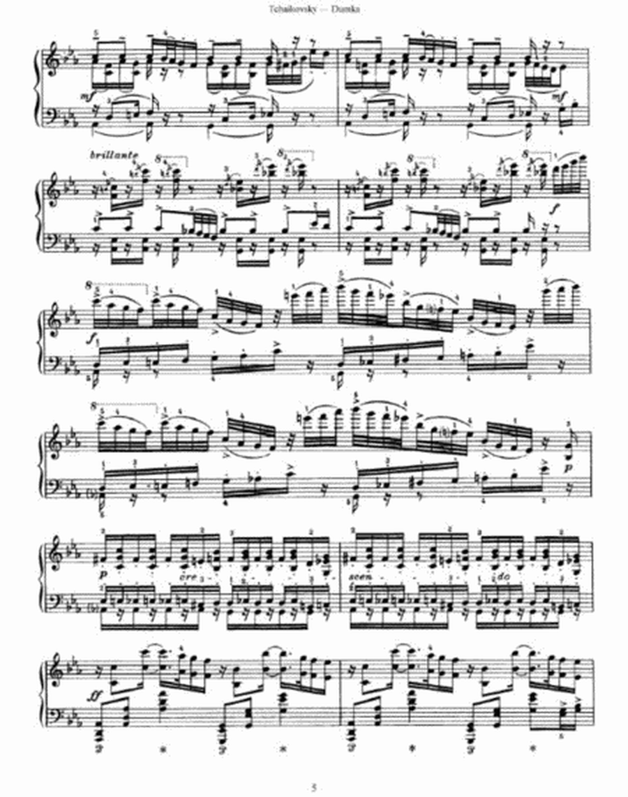 Peter Tchaikovsky - Dumka Op. 59 (Scène rustique Russe)