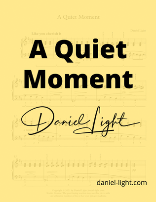 Book cover for A Quiet Moment