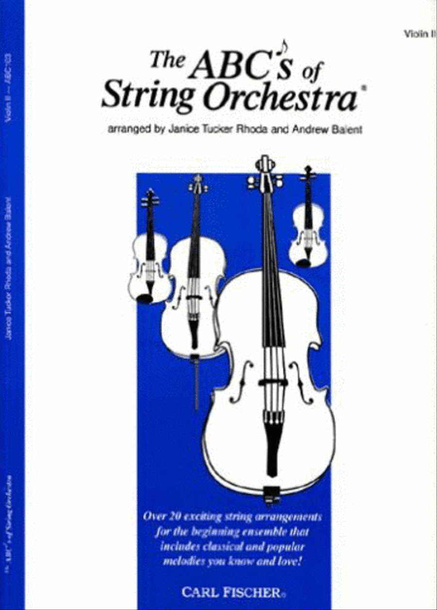 ABC's of String Orchestra (2nd violin) String Orchestra scores gallery preview page 1