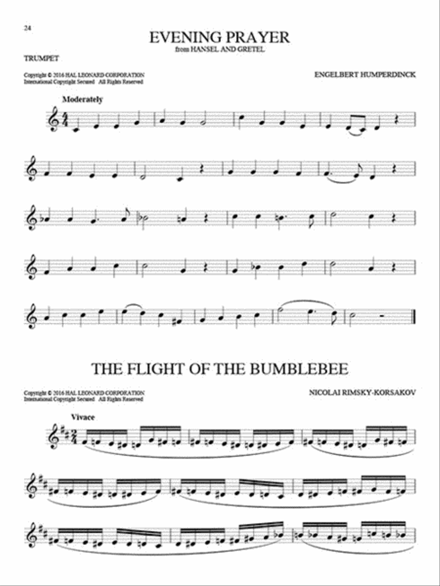 101 Classical Themes for Trumpet Trumpet Solo scores gallery preview page 4
