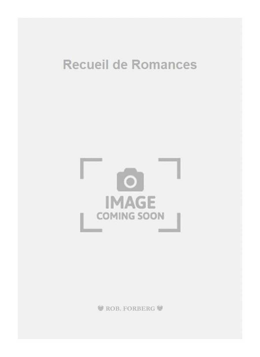 Recueil de Romances Recueil de Romances Voice Solo scores gallery preview page 1
