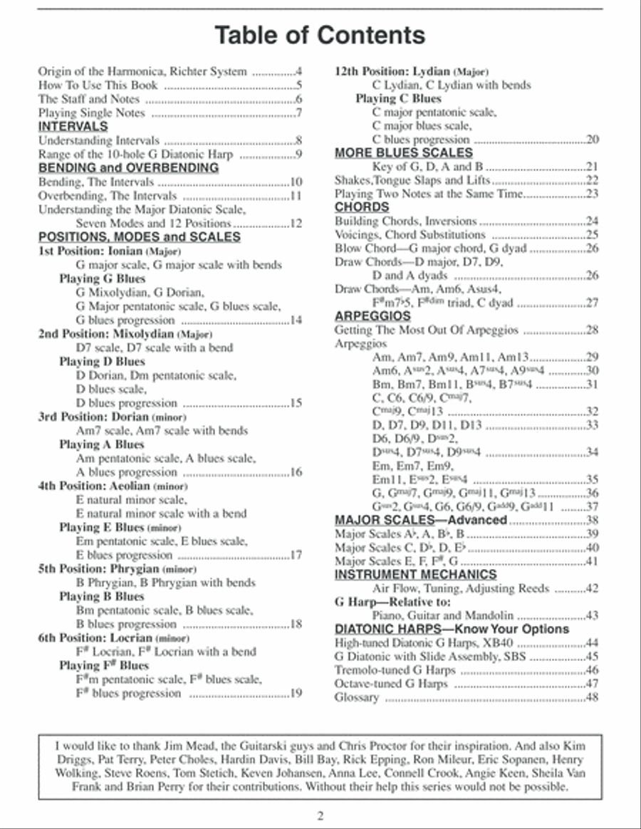 Complete 10-Hole Diatonic Harmonica Series: G Harmonica Book Harmonica scores gallery preview page 3