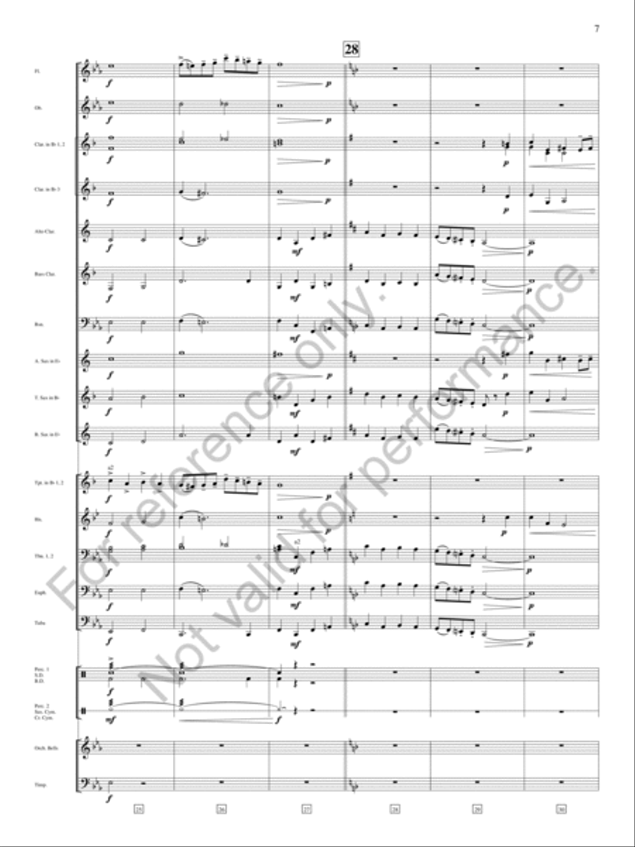 Chorale Prelude: All Things Bright And Beautiful Concert Band scores gallery preview page 8