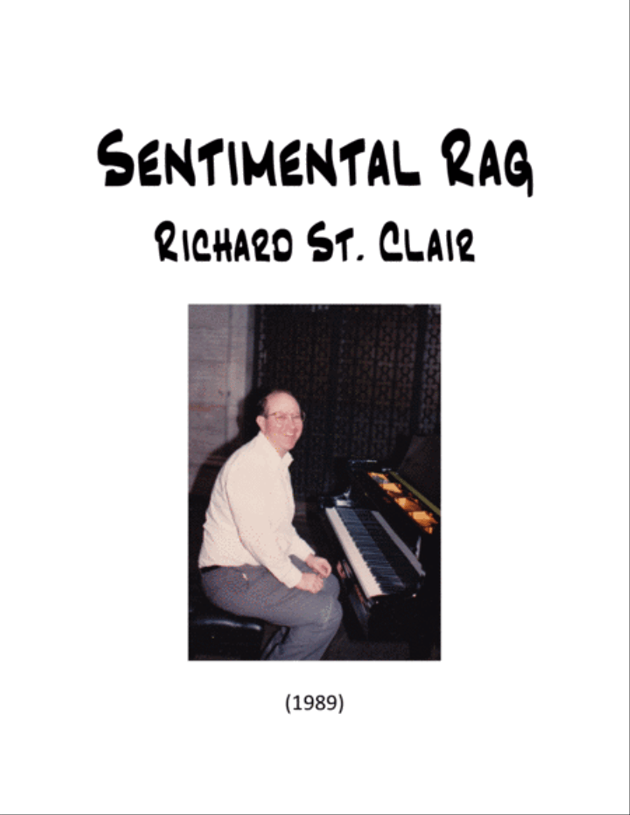 Sentimental Rag for Solo Piano Piano Solo scores gallery preview page 1