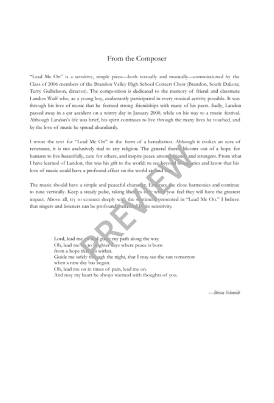 Lead Me On 4-Part scores gallery preview page 2