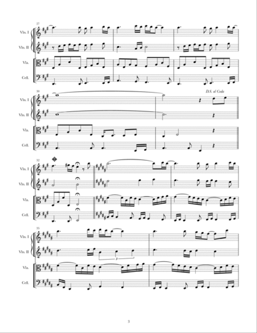 I Will Always Love You I Will Always Love You String Quartet scores gallery preview page 3