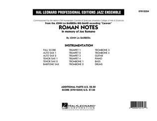 Book cover for Roman Notes - Conductor Score (Full Score)