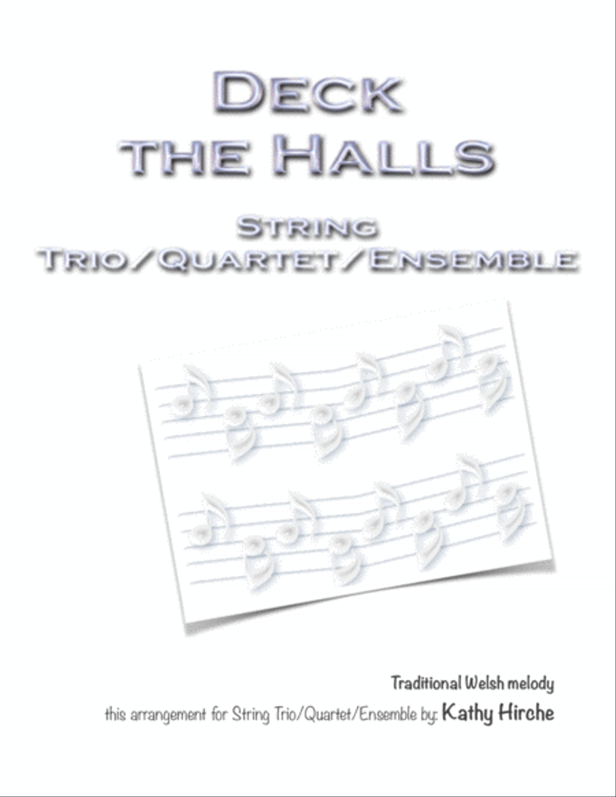 Deck the Halls - String Trio/Quartet/Ensemble String Quartet scores gallery preview page 1
