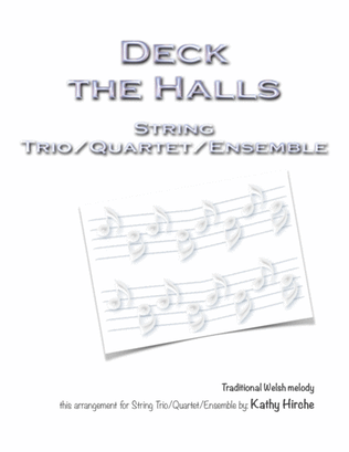 Deck the Halls - String Trio/Quartet/Ensemble