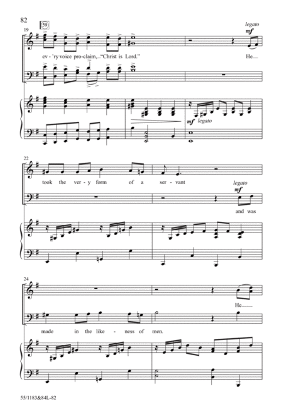 Come to the Cross and Remember 4-Part scores gallery preview page 58