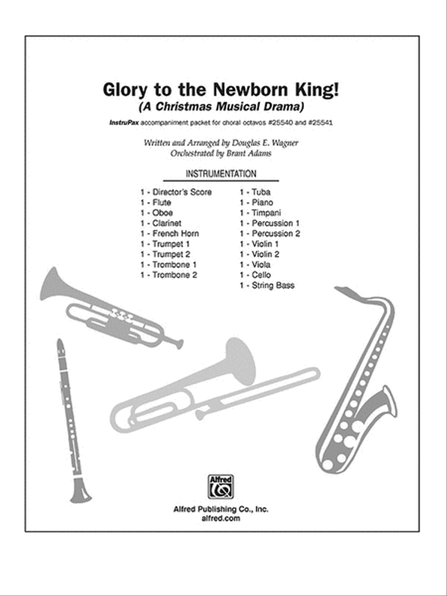 Glory to the Newborn King! Choir scores gallery preview page 1