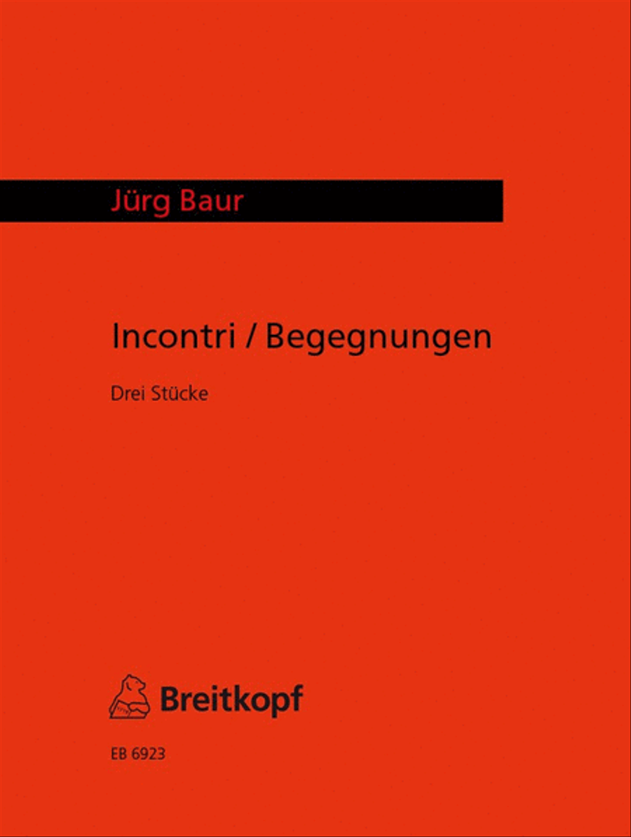 Incontri / Begegnungen Recorder scores gallery preview page 1
