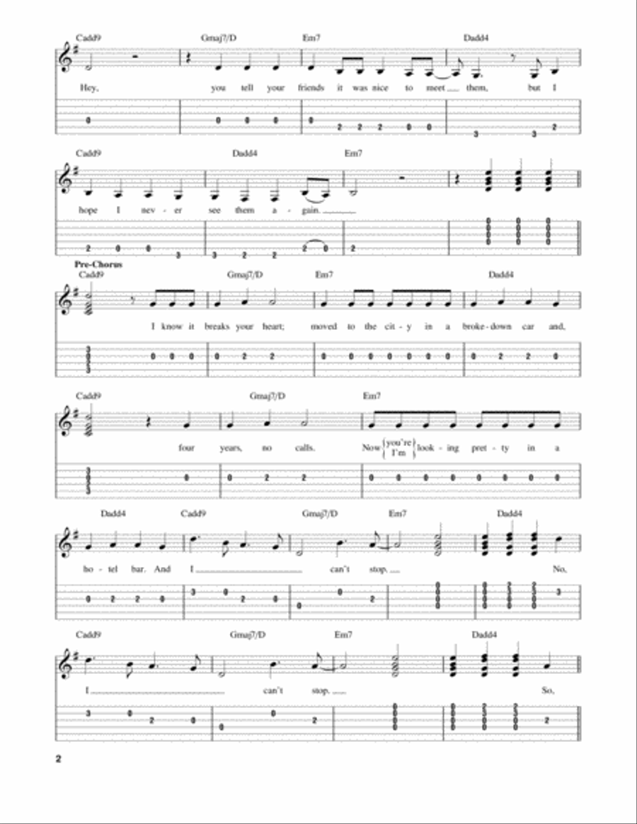 Closer Closer Acoustic Guitar scores gallery preview page 2