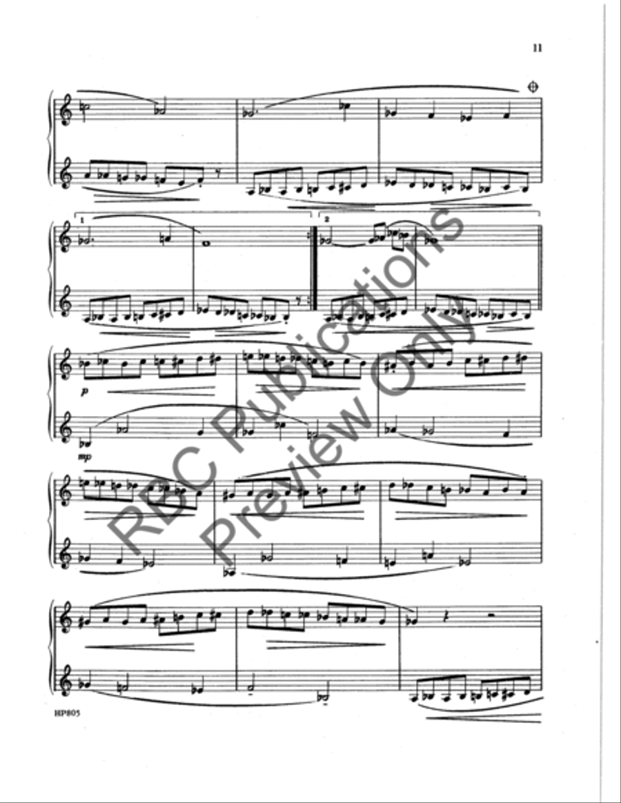 Dozen And One Trumpet Duets Trumpet Duet scores gallery preview page 13