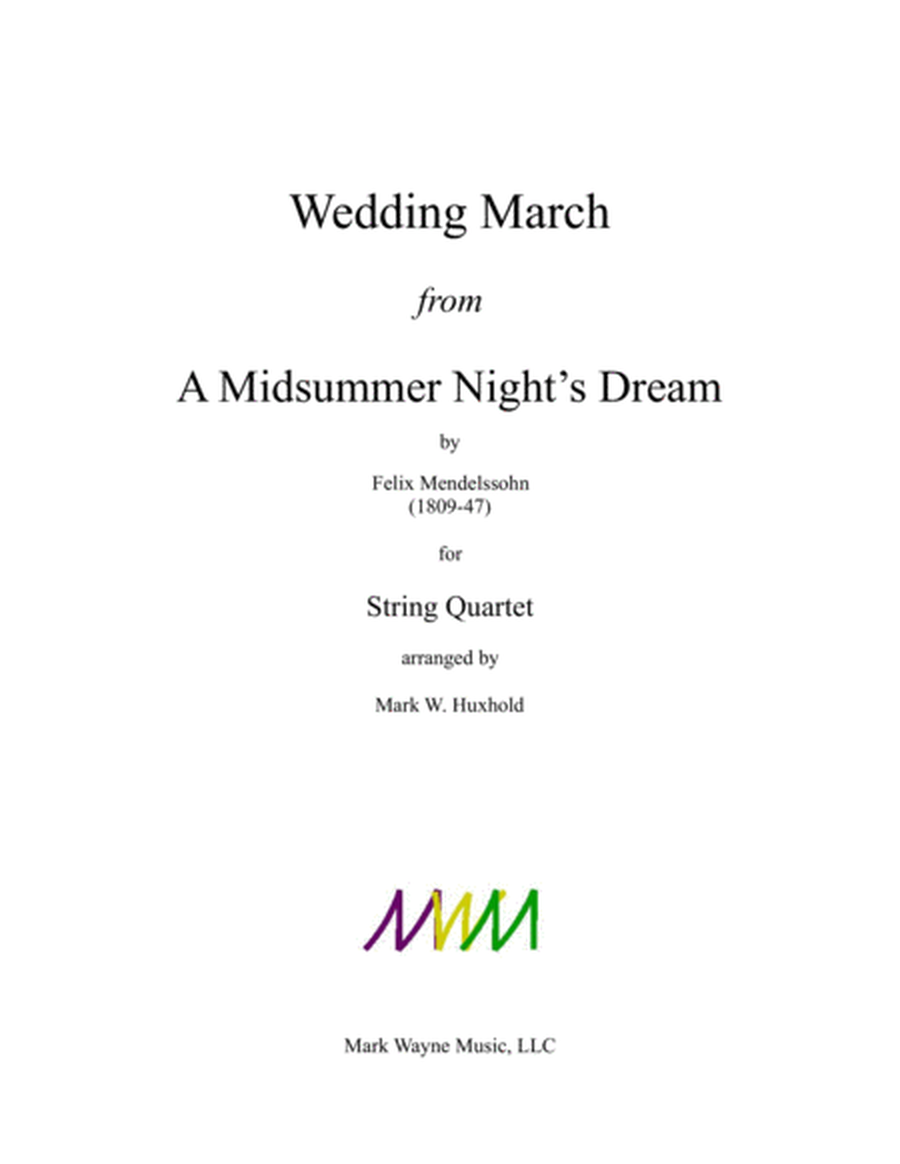 Wedding March from A Midsummer Night's Dream image number null