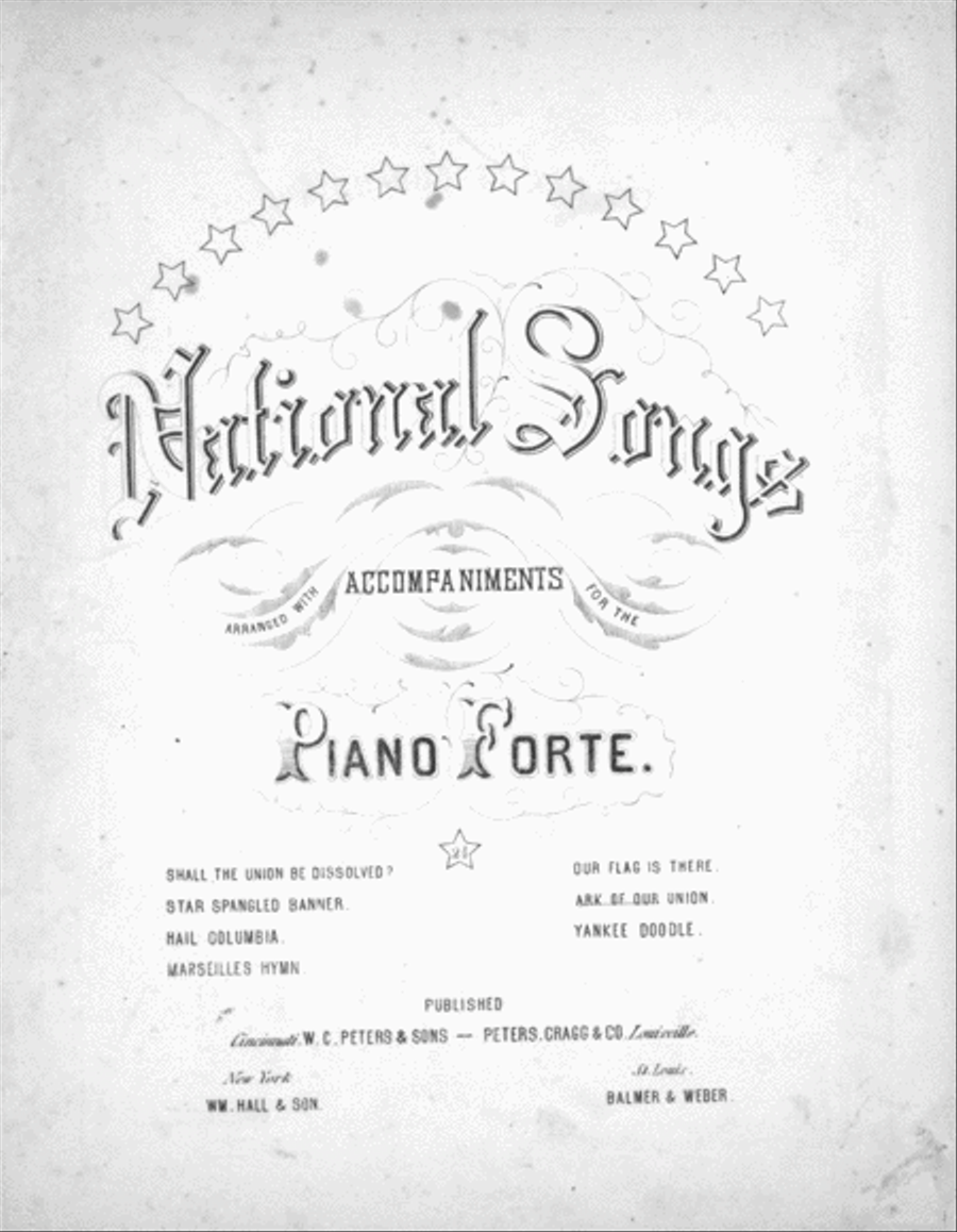 American National Songs. The Ark of Our Union Voice scores gallery preview page 1
