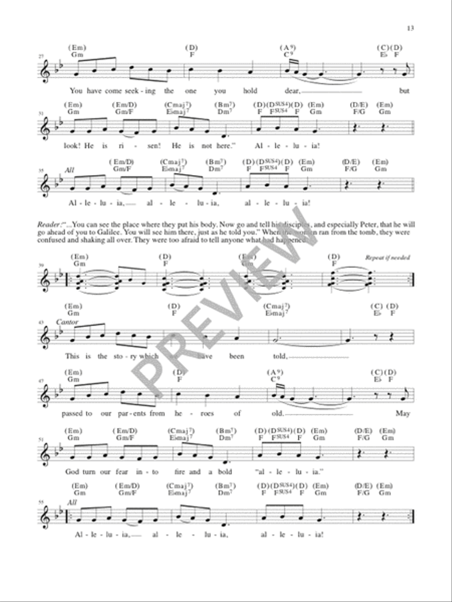 Easter Gospels Easter Gospels Flute scores gallery preview page 12