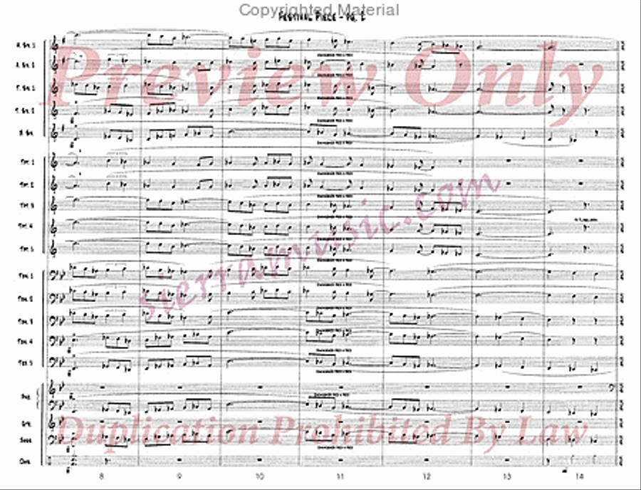 Festival Piece Big Band scores gallery preview page 3