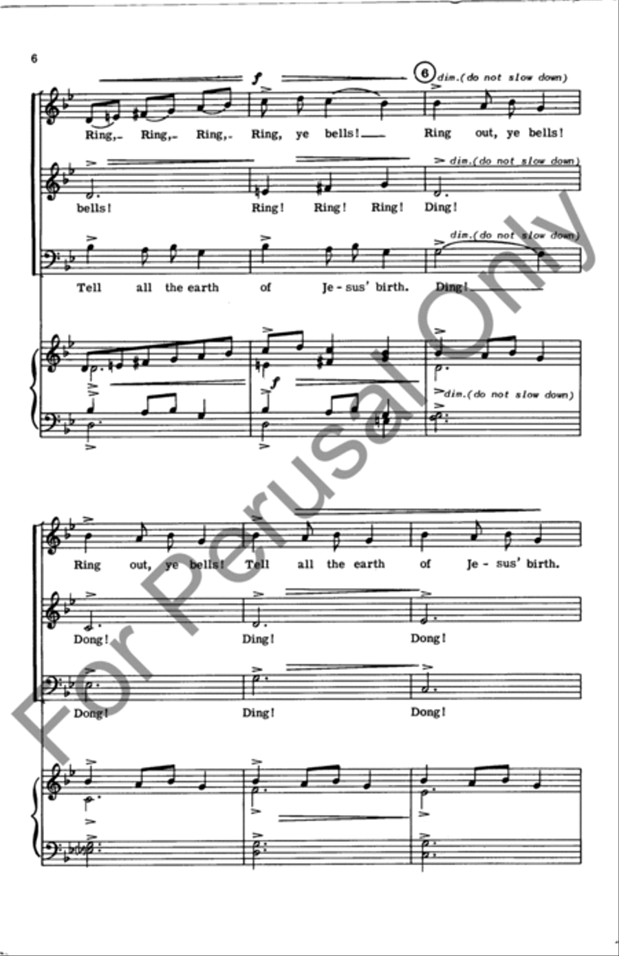 Ukranian Bell Carol Ukranian Bell Carol 3-Part scores gallery preview page 6
