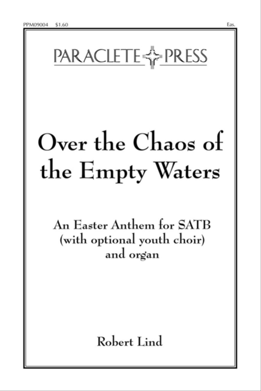 Over the Chaos of Empty Waters 4-Part scores gallery preview page 1