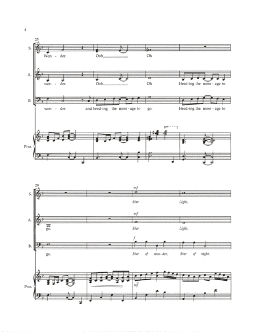 Star Light, Star Bright 3-Part scores gallery preview page 5